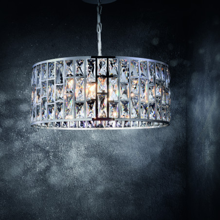 Lampa wisząca kryształowa chromowana 4-punktowa MOD184-PL-04-CH z serii Gelid - Lampy Maytoni