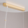 Lampa wisząca kryształowa złota 6-punktowa DIA005PL-06G z serii Dune - Lampy Maytoni