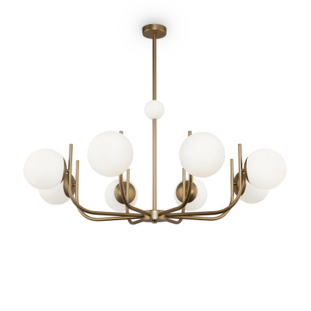 Lampa wisząca szklana brązowa 8-punktowa MOD109PL-08BS z serii Rendez-vous - Lampy Maytoni