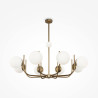 Lampa wisząca szklana brązowa 8-punktowa MOD109PL-08BS z serii Rendez-vous - Lampy Maytoni