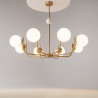 Lampa wisząca szklana brązowa 8-punktowa MOD109PL-08BS z serii Rendez-vous - Lampy Maytoni