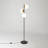 Lampa podłogowa szklana czarna 3-punktowa MOD048FL-03G z serii Nostalgia - Lampy Maytoni