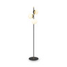 Lampa podłogowa szklana czarna 3-punktowa MOD048FL-03G z serii Nostalgia - Lampy Maytoni