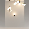 Kinkiet szklany czarny MOD048WL-01G z serii Nostalgia - Lampy Maytoni
