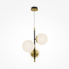 Lampa wisząca szklana czarna 3-punktowa MOD048PL-03G z serii Nostalgia - Lampy Maytoni