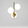 Lampa wisząca szklana czarna 3-punktowa MOD048PL-03G z serii Nostalgia - Lampy Maytoni