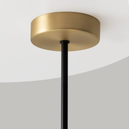 Lampa wisząca szklana czarna 2-punktowa MOD048PL-02G z serii Nostalgia - Lampy Maytoni