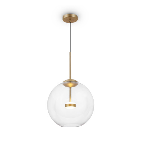 Lampa wisząca szklana złota MOD056PL-L12G3K z serii Cometa - Lampy Maytoni