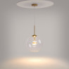 Lampa wisząca szklana złota MOD056PL-L12G3K z serii Cometa - Lampy Maytoni