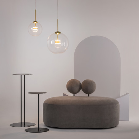 Lampa wisząca szklana złota MOD056PL-L12G3K z serii Cometa - Lampy Maytoni