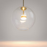 Lampa wisząca szklana złota MOD056PL-L12G3K z serii Cometa - Lampy Maytoni