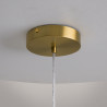 Lampa wisząca szklana złota MOD056PL-L12G3K z serii Cometa - Lampy Maytoni