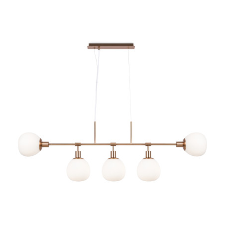 Lampa wisząca szklana złota 5-punktowa MOD221PL-05G z serii Erich - Lampy Maytoni