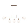 Lampa wisząca szklana złota 5-punktowa MOD221PL-05G z serii Erich - Lampy Maytoni