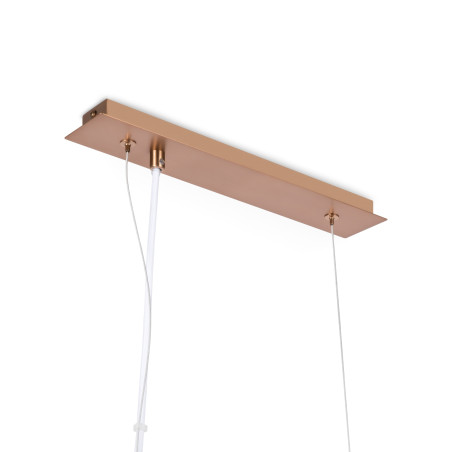 Lampa wisząca szklana złota 5-punktowa MOD221PL-05G z serii Erich - Lampy Maytoni