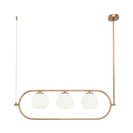 Lampa wisząca szklana mosiężna 3-punktowa MOD221PL-03BS z serii Erich - Lampy Maytoni