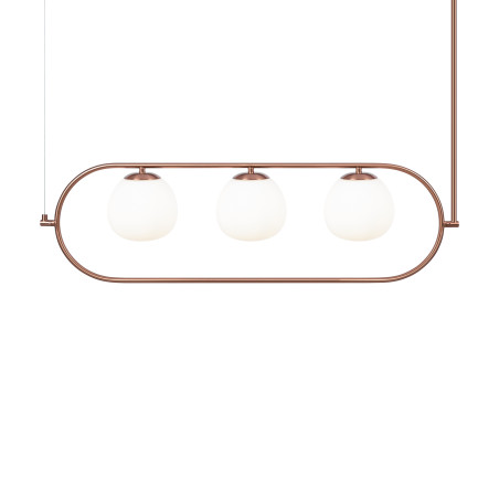 Lampa wisząca szklana mosiężna 3-punktowa MOD221PL-03BS z serii Erich - Lampy Maytoni