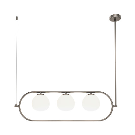 Lampa wisząca szklana niklowa 3-punktowa MOD221PL-03N z serii Erich - Lampy Maytoni