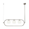 Lampa wisząca szklana niklowa 3-punktowa MOD221PL-03N z serii Erich - Lampy Maytoni