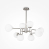Lampa wisząca szklana niklowa 8-punktowa MOD221-PL-08-N z serii Erich - Lampy Maytoni