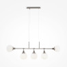 Lampa wisząca szklana niklowa 5-punktowa MOD221-PL-05-N z serii Erich - Lampy Maytoni