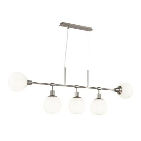 Lampa wisząca szklana niklowa 5-punktowa MOD221-PL-05-N z serii Erich - Lampy Maytoni