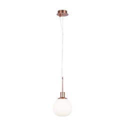 Lampa wisząca szklana mosiężna MOD221-PL-01-G z serii Erich - Lampy Maytoni