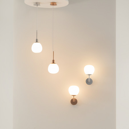 Lampa wisząca szklana mosiężna MOD221-PL-01-G z serii Erich - Lampy Maytoni