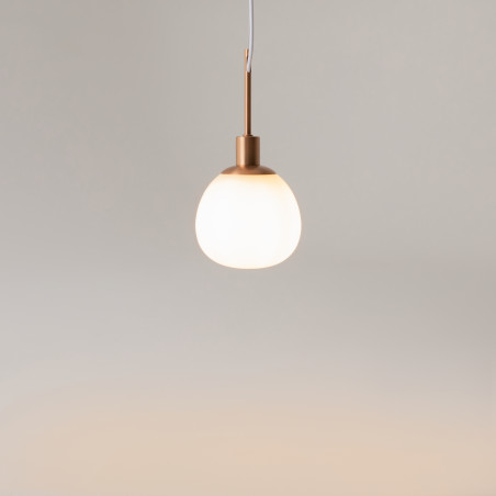 Lampa wisząca szklana mosiężna MOD221-PL-01-G z serii Erich - Lampy Maytoni