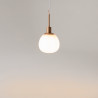 Lampa wisząca szklana mosiężna MOD221-PL-01-G z serii Erich - Lampy Maytoni