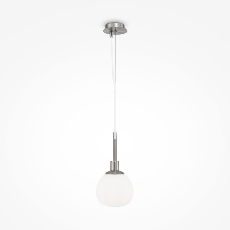 Lampa wisząca szklana niklowa MOD221-PL-01-N z serii Erich - Lampy Maytoni