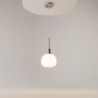 Lampa wisząca szklana niklowa MOD221-PL-01-N z serii Erich - Lampy Maytoni