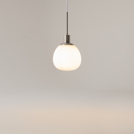 Lampa wisząca szklana niklowa MOD221-PL-01-N z serii Erich - Lampy Maytoni