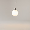 Lampa wisząca szklana niklowa MOD221-PL-01-N z serii Erich - Lampy Maytoni