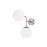 Kinkiet szklany niklowy 2-punktowy MOD221-WL-02-N z serii Erich - Lampy Maytoni