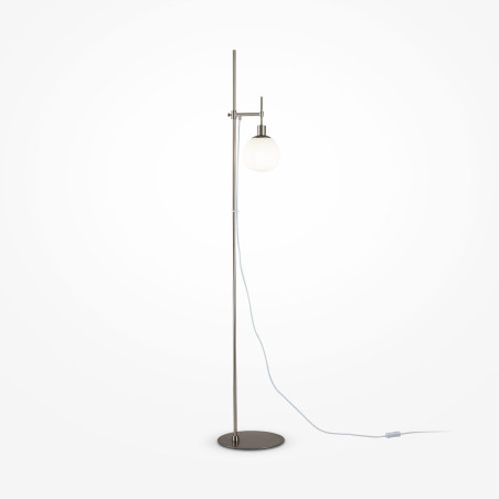 Lampa podłogowa szklana niklowa MOD221-FL-01-N z serii Erich - Lampy Maytoni