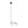 Lampa wisząca szklana miedziana 4-punktowa MOD013PL-04BS1 z serii Ring - Lampy Maytoni
