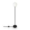 Lampa podłogowa szklana czarna MOD013FL-01B z serii Ring - Lampy Maytoni