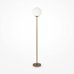 Lampa podłogowa szklana mosiężna MOD013FL-01BS z serii Ring - Lampy Maytoni
