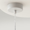 Lampa wisząca szklana biała 6-punktowa MOD013PL-06W z serii Ring - Lampy Maytoni