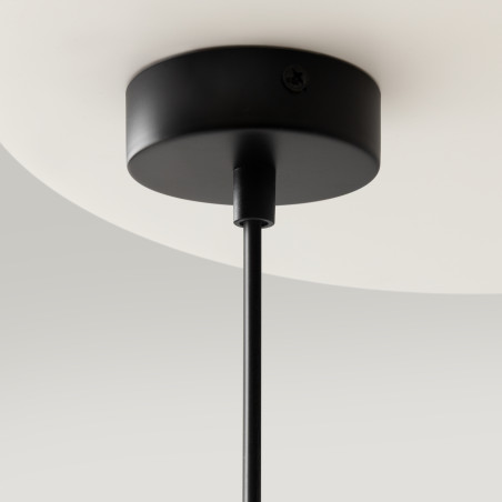 Lampa wisząca szklana czarna 4-punktowa MOD013PL-04B z serii Ring - Lampy Maytoni