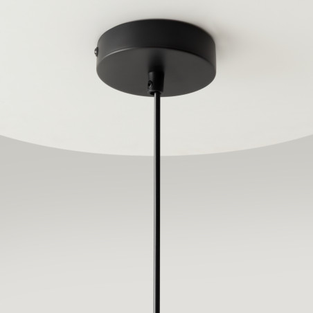 Lampa wisząca szklana czarna 2-punktowa MOD013PL-02B z serii Ring - Lampy Maytoni