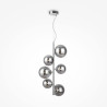 Lampa wisząca szklana chromowana 6-punktowa MOD545PL-06CH z serii Dallas - Lampy Maytoni