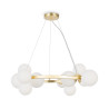 Lampa wisząca szklana złota 11-punktowa MOD545PL-11BS z serii Dallas - Lampy Maytoni