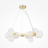 Lampa wisząca szklana złota 11-punktowa MOD545PL-11BS z serii Dallas - Lampy Maytoni