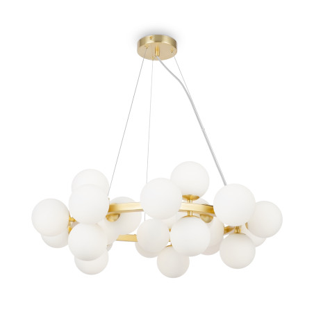 Lampa wisząca szklana złota 25-punktowa MOD545PL-25BS z serii Dallas - Lampy Maytoni