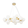 Lampa wisząca szklana złota 25-punktowa MOD545PL-25BS z serii Dallas - Lampy Maytoni