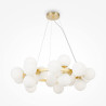 Lampa wisząca szklana złota 25-punktowa MOD545PL-25BS z serii Dallas - Lampy Maytoni