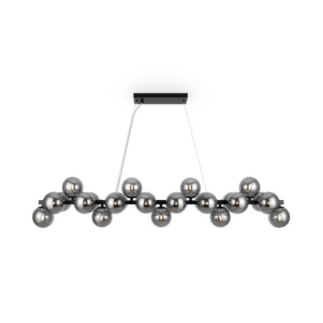 Lampa wisząca szklana czarna 25-punktowa MOD547PL-25B z serii Dallas - Lampy Maytoni