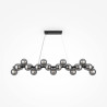 Lampa wisząca szklana czarna 25-punktowa MOD547PL-25B z serii Dallas - Lampy Maytoni